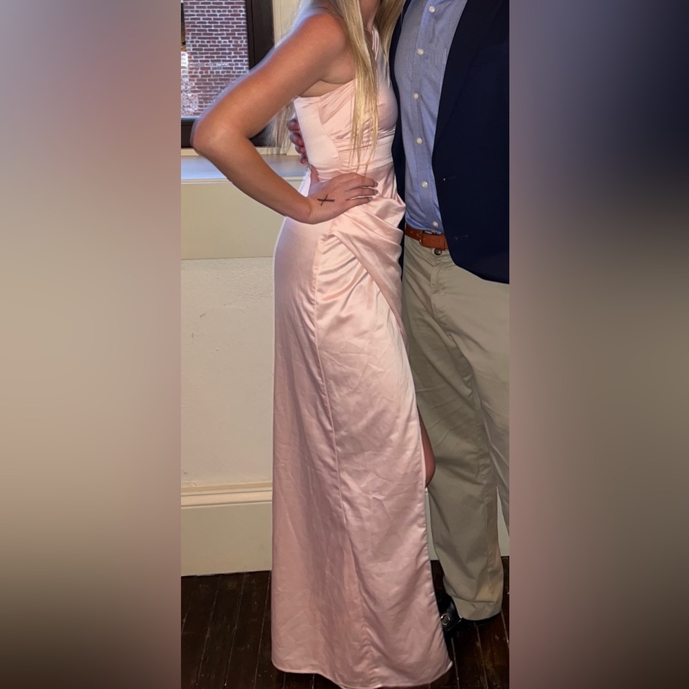 light pink lulus dress size 2